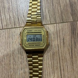 Casio Vintage Gold Watch
